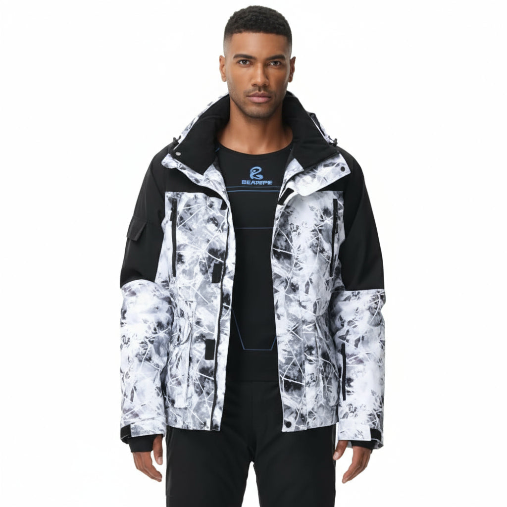 YEEFINE Men's Waterproof Insulated Ski Snowboard Suit – Jacket & Pants Set