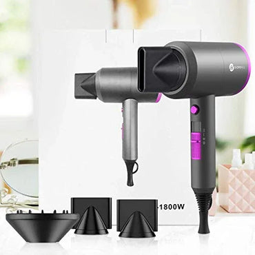 Slopehill 1800W Ionic Hair Dryer with Dual Concentrators - Gomix Brands Outlet