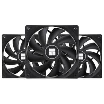 Thermalright White 120mm 4-Pin PWM S-FDB Bearing High-Performance PC Fan - Gomix Brands Outlet