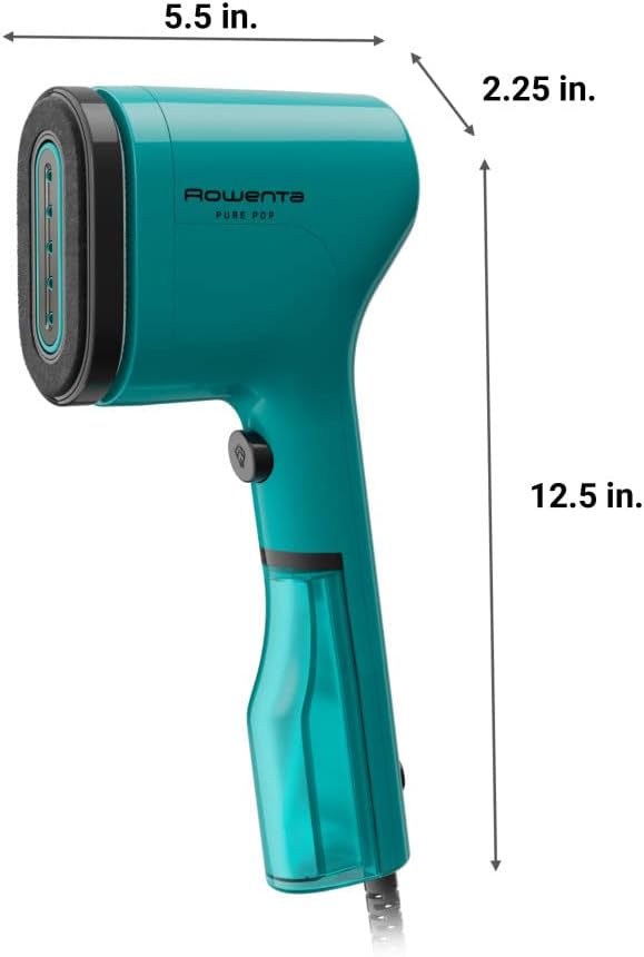 Rowenta PurePop Handheld Garment Steamer 1.5 lb, 15‑Sec Heat‑Up