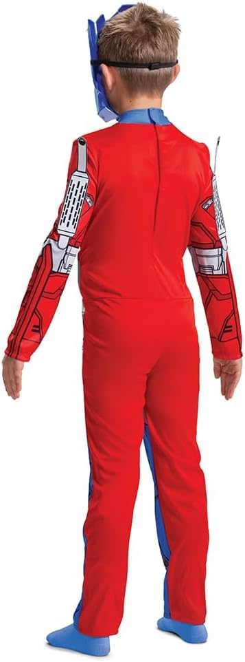 Official Disguise Optimus Prime Kids Costume – Vibrant Multi‑Color Design
