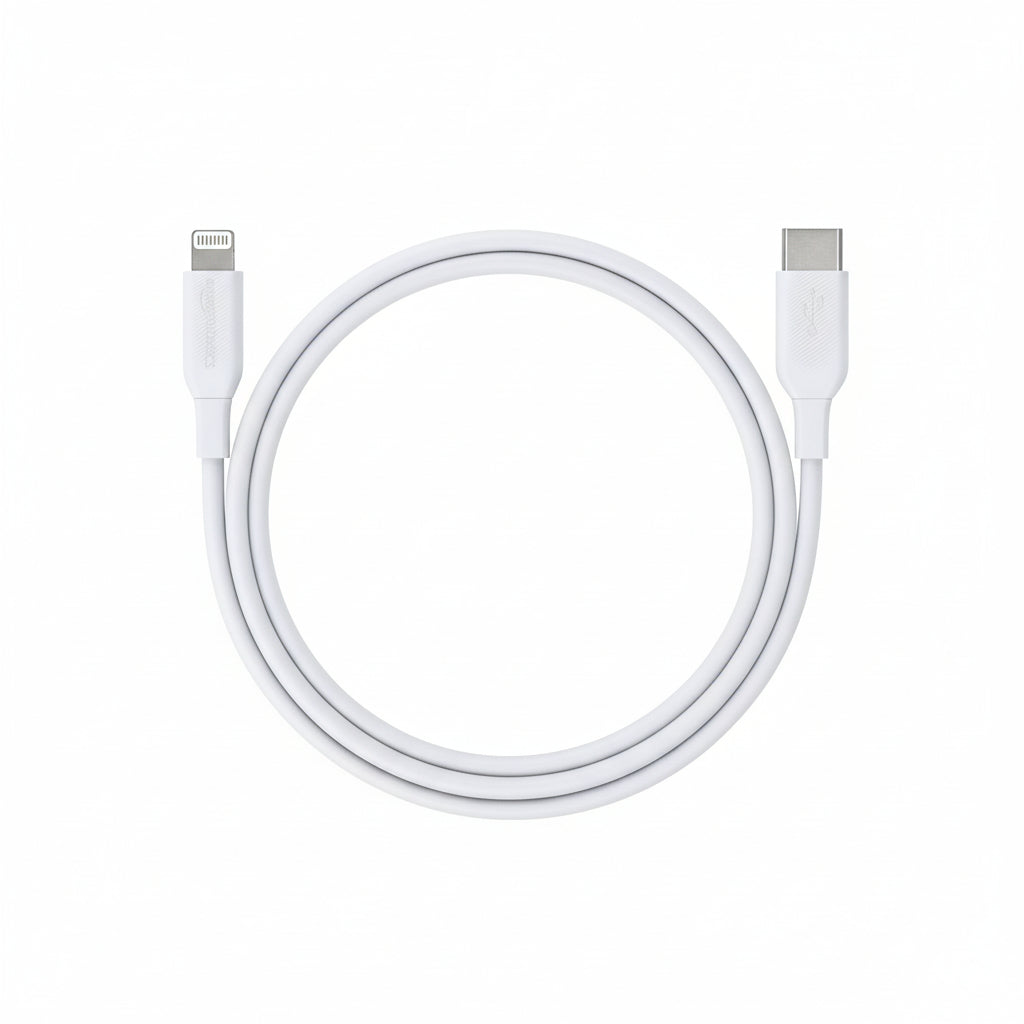 Amazon Basics USB-2.0 Type-C to Lightning Cable 3ft White MFi