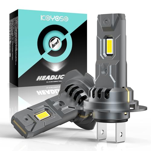 KOYOSO H7 LED Headlight Bulbs for cars.
