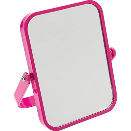 Pink Portable Rectangular Magnifying Mirror for Bathroom – Gedy Brand - Gomix Brands Outlet