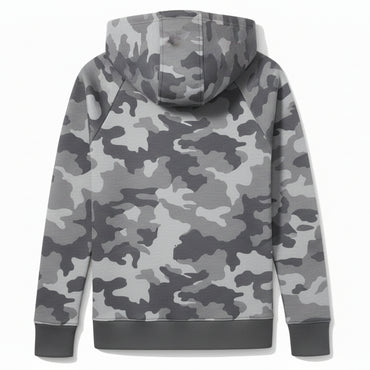 All in Motion Boys' Fleece Hooded Sweatshirt White Camo