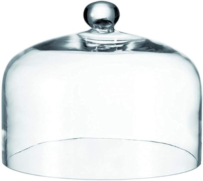Leonardo Home Clear Glass Bell with Button 29x22 cm Cupola