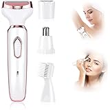 Cordless 4-in-1 Women’s Electric Shaver with Wet/Dry USB Rechargeable