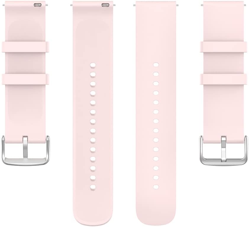 BexidoIera 3 Pack 20mm Silicone Watch Band for Amazfit GTS Bip