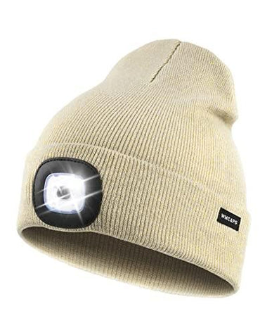 ATNKE Rechargeable LED Lighted Beanie Hat – Bright Hands-Free Headlamp for Winter - Gomix Brands Outlet