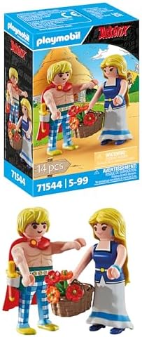 PLAYMOBIL Asterix Tragicomix Falbala Love Couple Figure Fun Toy Set