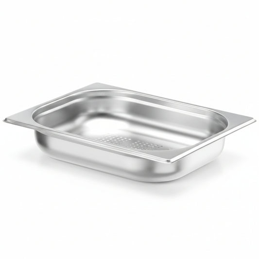 HENDI 807323 Perforated Gastronome Tray GN 1/2 Stainless Steel