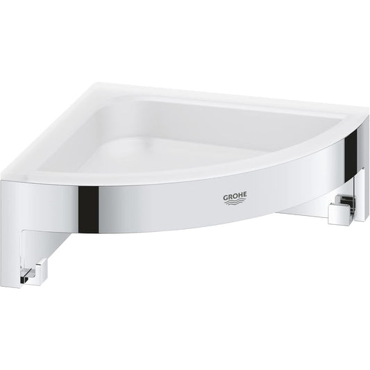 GROHE Start Cube Chrome Corner Shower Basket 160mm