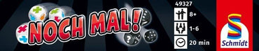 Schmidt Nochmal Dice Game – Colorful Quick Play for Families - Gomix Brands Outlet
