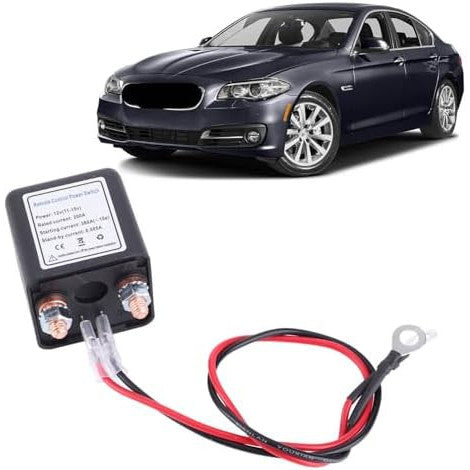 aqxreight Remote 12V Car Battery Disconnect Switch Wireless Control Kit