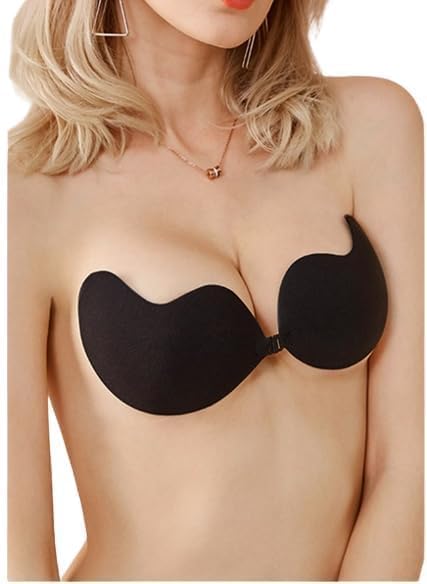 Mekahik Kiss Strapless Invisible Adhesive Bra with Front Clip