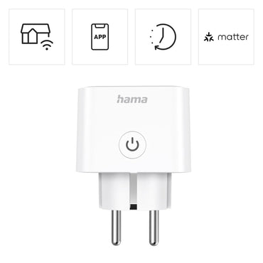 Hama Matter Smart Wi‑Fi Plug with Energy Monitoring, 3680W