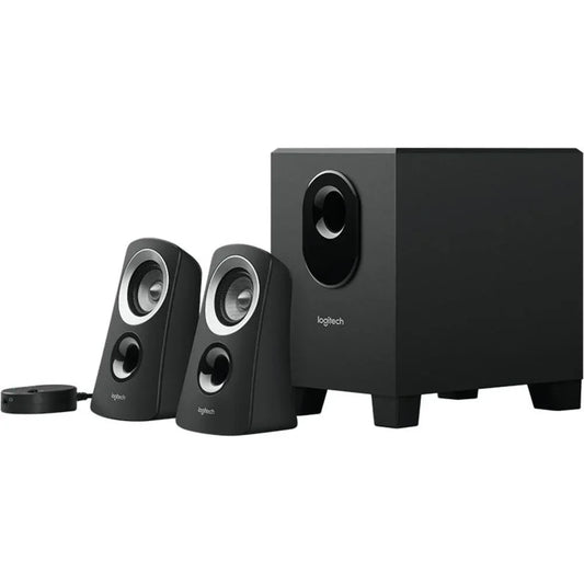 Logitech Z313 2.1 Multimedia Speakers – Powerful Bass, Compact Design - Gomix Brands Outlet