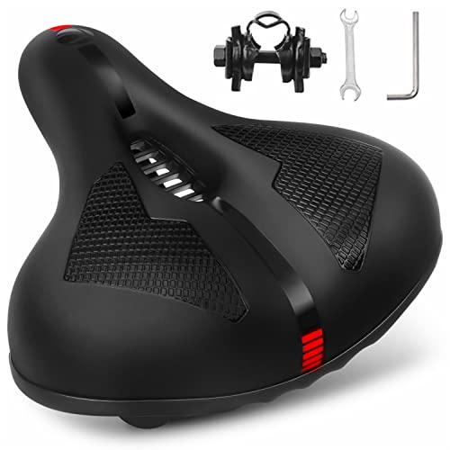 SGOODE Wide Memory Foam Bike Seat with Dual Shock Absorbers - Gomix Brands Outlet
