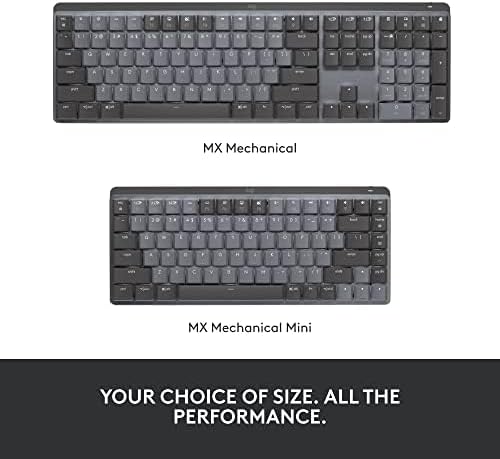 Logitech MX Mechanical Mini Wireless Keyboard with Tactile Backlight