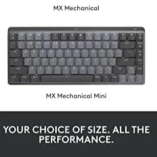 Logitech MX Mechanical Mini Wireless Illuminated Clicky Keyboard - Gomix Brands Outlet