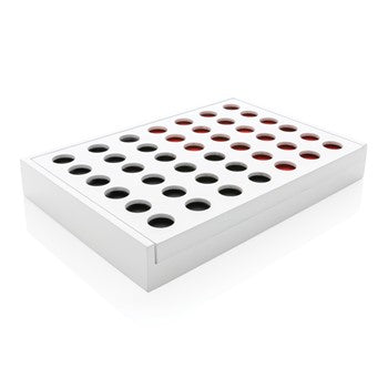 Classic Wooden Connect Four Strategy Game for Family Fun