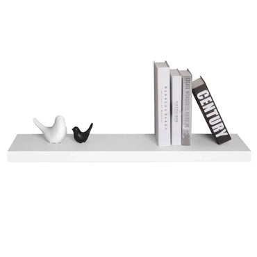 White MDF Cube Wall Shelf for Books and DVDs - Gomix Brands Outlet