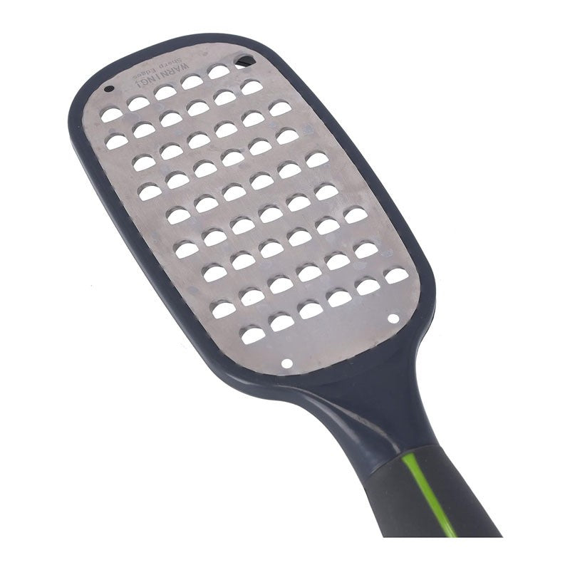 Royalford Green Line Stainless Steel Cheese Grater with Ergonomic Soft-Grip Handle