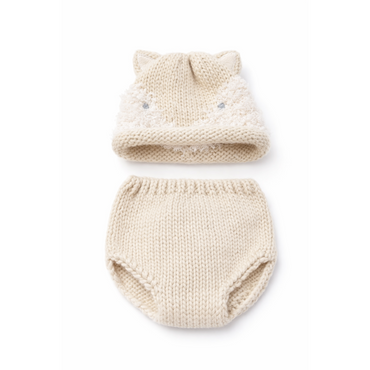 NWT Baby Girl CLOUD ISLAND Flamingo Hat and Diaper Cover