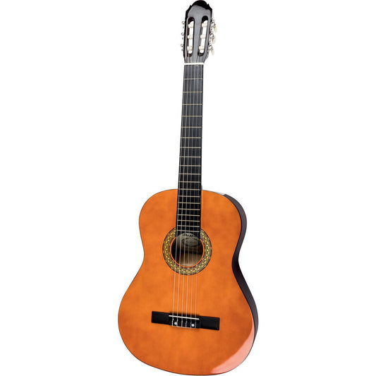 Honey Acoustic Guitar for Beginners - Linden Wood Body, Nylon Strings, Easy Play