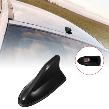 Unique Bargains Decorative Shark Fin Car Roof Antenna Black