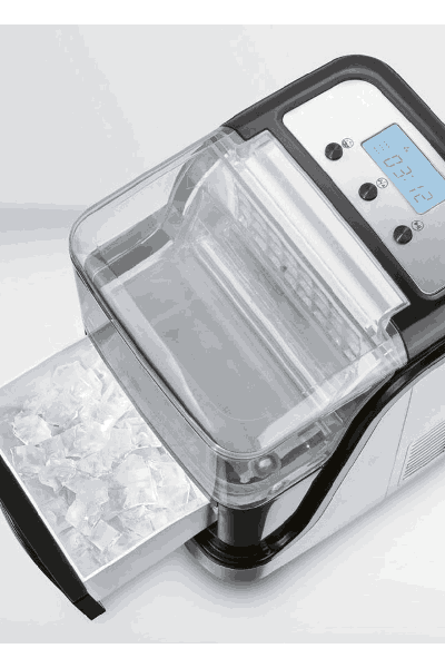 Silvercrest Rapid Ice Maker Machine: Fast Ice Cubes, Compact Design, Easy