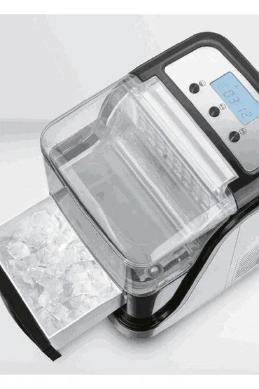 Silvercrest Rapid Ice Maker Machine: Fast Ice Cubes, Compact Design, Easy 20kg ice - Gomix Brands Outlet