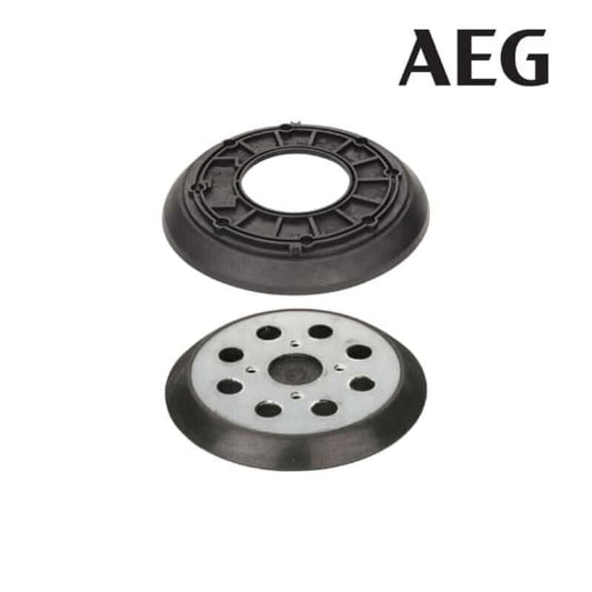AEG 125mm 5-inch Orbital Sander Backing Pad Replacement with Rubber Ring