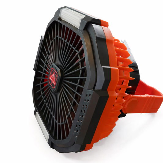 Odoland Portable Camping Fan with LED Light and 7800mAh Battery