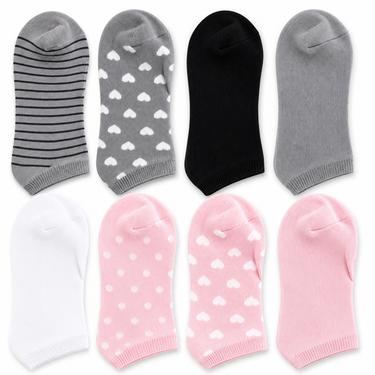 Pepperts! Organic Cotton Sneaker Socks – 10 Pack