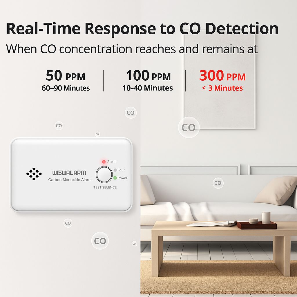 Wisualarm Carbon Monoxide Detector