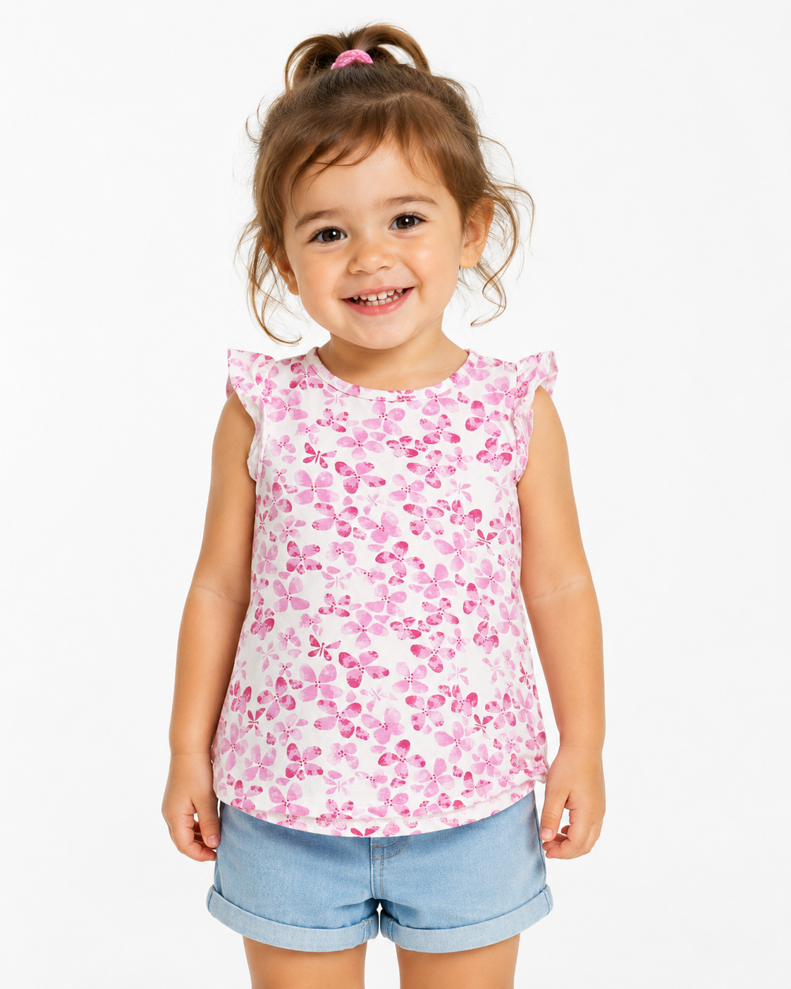 Lupilu Girls’ Floral Sleeveless Top