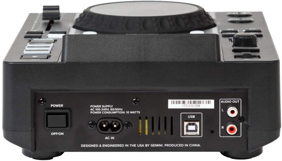 Gemini MDJ-600 DJ Media Player with 4.3" Color Display