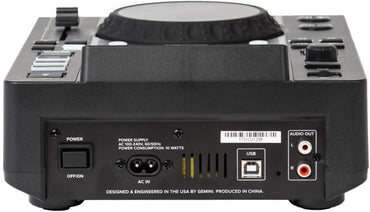 Gemini MDJ-600 DJ Media Player with 4.3" Color Display