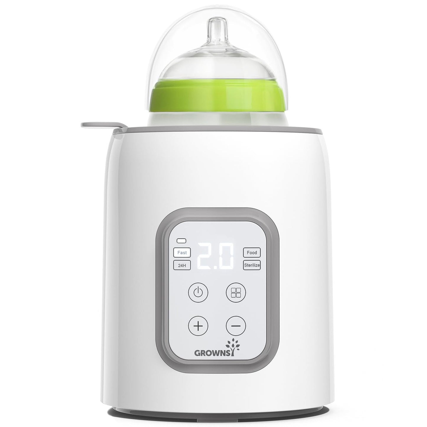 Grownsy 8-in-1 Baby Bottle Warmer & Sterilizer with Timer