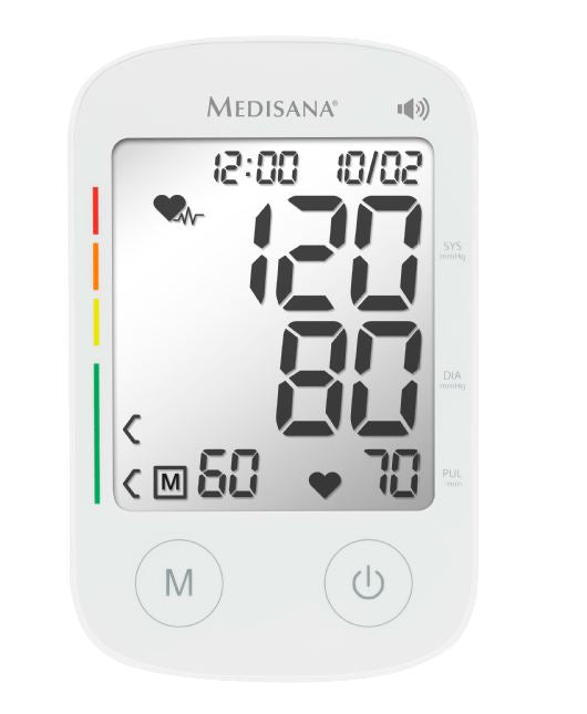 Voice-Guided Upper Arm Blood Pressure Monitor: Accurate, Digital, Arrhythmia Detection, Large Display