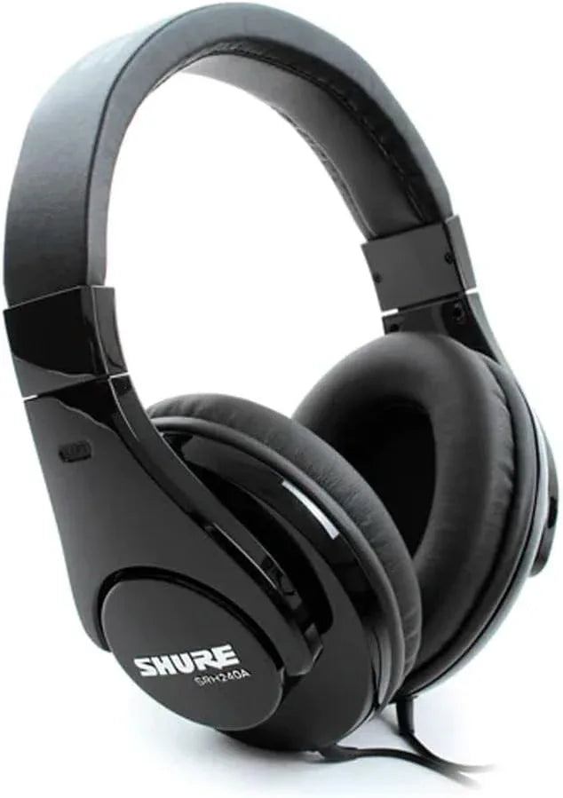 Shure SRH240A Black Professional Over-Ear Headphones with 40mm Drivers - Gomix Brands Outlet