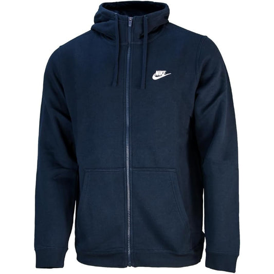 Nike Men's Sportswear Full Zip Club Fleece Hoodie - Obsidian 2XL Ultimate Comfort