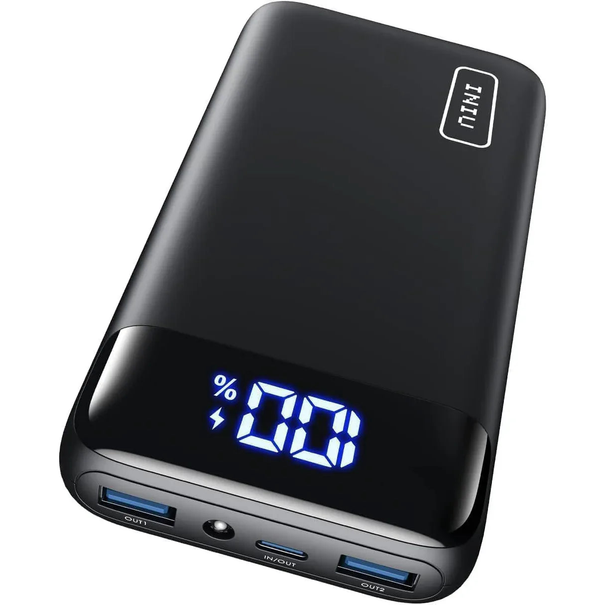 INIU 20000mAh USB-C Power Bank 22.5W Fast Charge LED Display - Gomix Brands Outlet