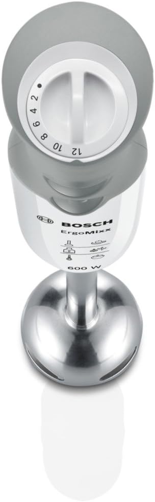 Bosch ErgoMixx 600W Hand Blender: Powerful Immersion Mixer, Whisk, Chopper
