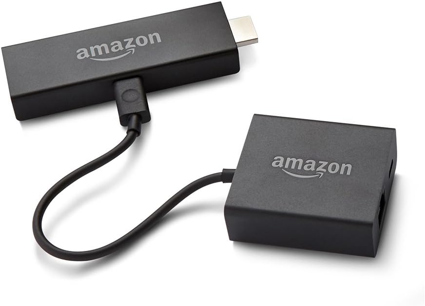 Amazon Ethernet Adapter for Fire TV Stick 4K Max – 10/100 Wired Connection
