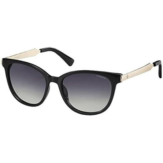 Polaroid Women's Polarized Cat-Eye Sunglasses with Rose Gold Temples