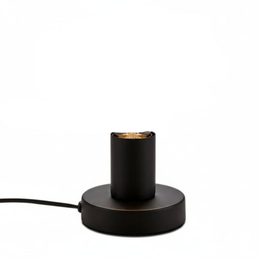 BRILO Industrial Table Lamp Base E27 Lamp Base Without Shade, (Black)