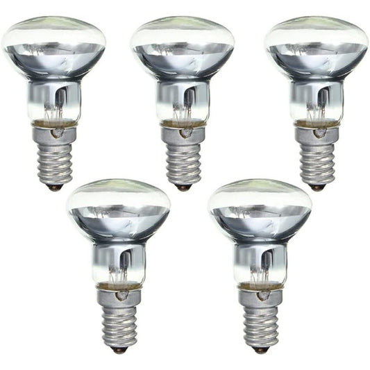 Incandescent 5 Pack 40W E14 Dimmable Reflector Lamp Warm White Halogen