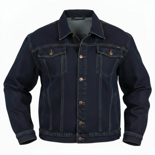Duke London 3XL Men's Cotton Denim Jacket – Classic Fit